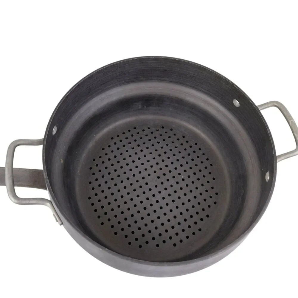 Vtg Magnalite GHC 3 Qt Hard Anodized Aluminum Sauce Pan & Lid W/Steamer USA